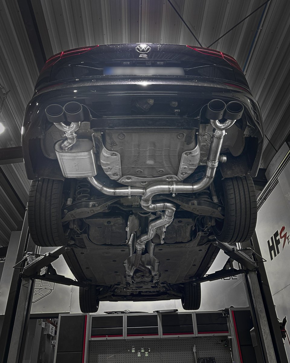 EGO-X Abgasanlage 3,5" Golf 8R Variant (mit ECE*)